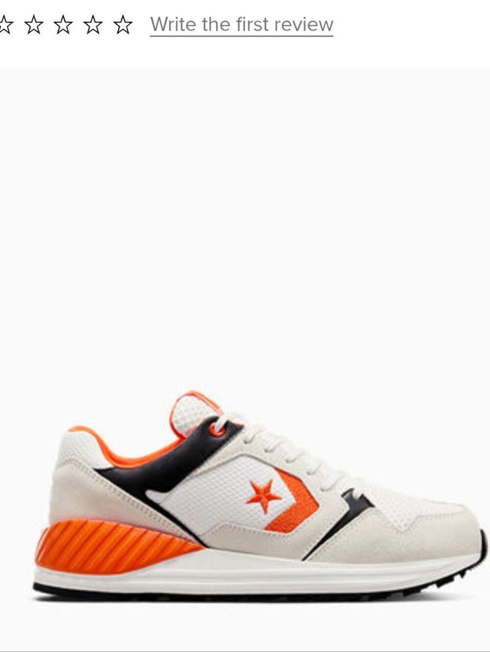 Converse Men’s White & Orange Performance Sneakers.  Unisex.. SZ 9.5 - Picture 6 of 9